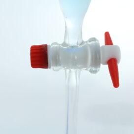 Stopcock for Separating Funnel, Glass with Thread & Cap