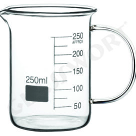 Beakers, Low Form with Spout & Plastic Handle