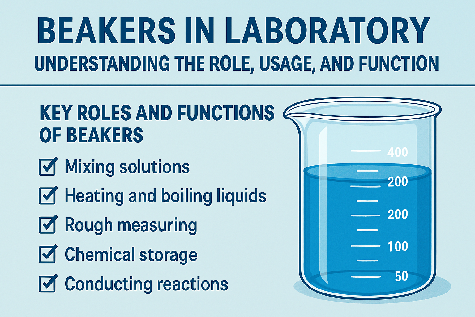 You are currently viewing Beakers in Laboratory: Understanding the Role, Usage, and Function