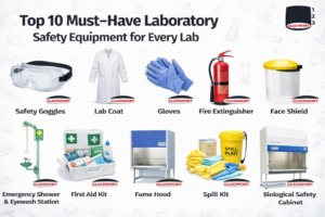 Read more about the article Top 10 Must-Have Laboratory Safety Equipment for Every Lab